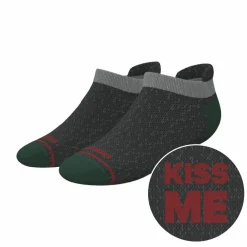 The Kiss Me There - Mistletoe Heel Hammock™ Ankle Socks