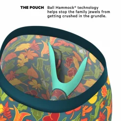 The Leaf Peeps - Naughty Leaves Ball Hammock® Boxer - Long Leg