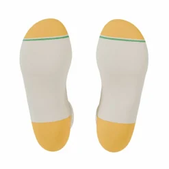 The Lemon Zest - Limoncello Heel Hammock™ Quarter Crew Socks