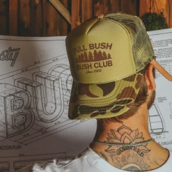 The Let It Grow - Camo Full Bush Bush Club Trucker Hat