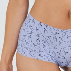 The Little Birdy - Middle Finger Women’s Seamless Boyshort