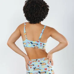 The Lovely Wiener - Wiener Dogs Boob Hammock™ Plunge Bralette