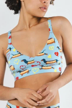 The Lovely Wiener - Wiener Dogs Boob Hammock™ Plunge Bralette