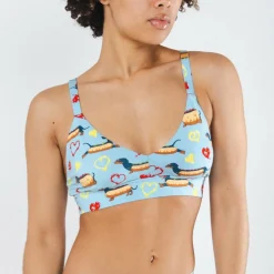 The Lovely Wiener - Wiener Dogs Boob Hammock™ Plunge Bralette