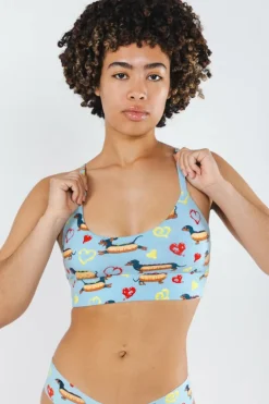The Lovely Wiener - Wiener Dogs Boob Hammock™ Scoop Bralette