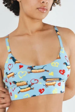 The Lovely Wiener - Wiener Dogs Boob Hammock™ Scoop Bralette