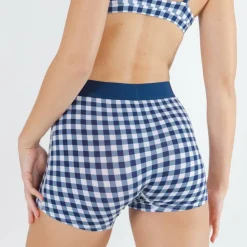 The Mad For Plaid - Navy Gingham Women’s Boxers