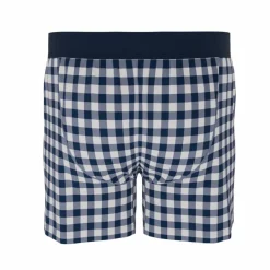 The Mad for Plaid - Navy Gingham Boxers