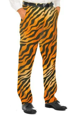 The Make Them Purr - Tiger Print Suit Pants