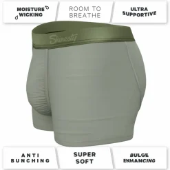 The Manzanilla - Olive Green Ball Hammock® Pouch Trunks Underwear