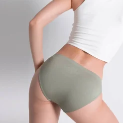 The Manzanilla - Olive Green Modal Bikini Underwear
