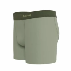 The Manzanilla - Olive Green Youth Boxer Briefs