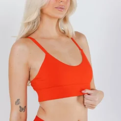 The Maraschino - Flame Scarlet Red Boob Hammock™ Scoop Bralette