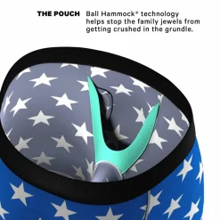 The Mascot - American Flag Ball Hammock® Boxer - Long Leg