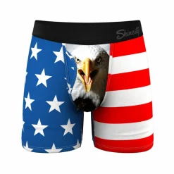 The Mascot - American Flag Ball Hammock® Magnum Big Pouch Underwear