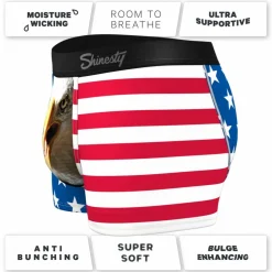 The Mascot - American Flag Ball Hammock® Pouch Trunks Underwear