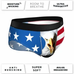 The Mascot - American Flag Ball Hammock® Pouch Underwear Briefs
