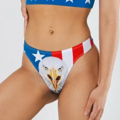 The Mascot - American Flag MicroModal Thong