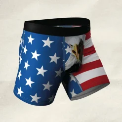 The Mascot - American Flag paradICE™ Cooling Ball Hammock® Underwear With Fly