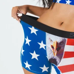 The Mascot - American Flag Women’s Boxers