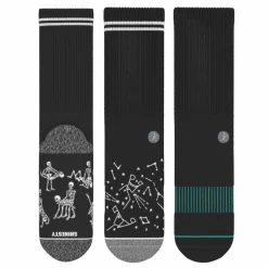The Mostly Black - Heel Hammock™ Crew Socks 3 Pack