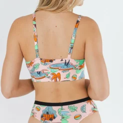 The Motel Hotel - Palm Springs Tropical Boob Hammock™ Scoop Bralette