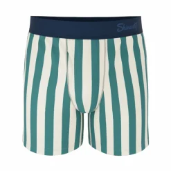 The Nantucket - Green Dock Stripe Boxers