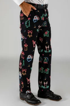 The Naughty Neon Noel - Neon Lights Christmas Pants