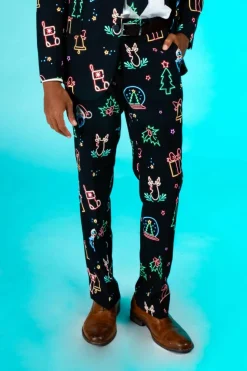 The Naughty Neon Noel - Neon Lights Christmas Pants