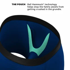 The Navy Nads - Ball Hammock® Pouch Underwear With Fly 3 Pack