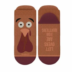 The No Leftovers - Thanksgiving Turkey Heel Hammock™ Ankle Socks