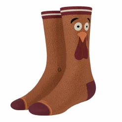 The No Leftovers - Thanksgiving Turkey Heel Hammock™ Crew Socks