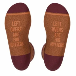 The No Leftovers - Thanksgiving Turkey Heel Hammock™ Crew Socks