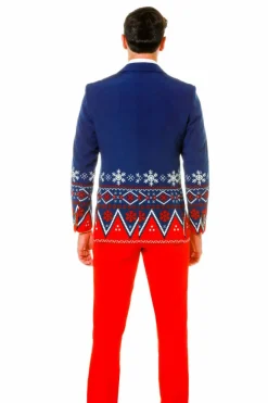 The Nordic Gentleman - Navy Fair Isle Ugly Christmas Suit