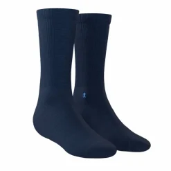 The Ocean Blue - Chambray Heather Heel Hammock™ Crew Socks