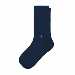 The Ocean Blue - Chambray Heather Heel Hammock™ Crew Socks