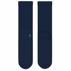 The Ocean Blue - Chambray Heather Heel Hammock™ Crew Socks