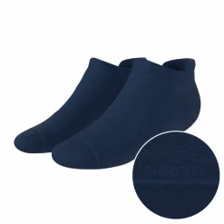 The Ocean Blue - Chambray Heather Heel Hammock™ Ankle Socks