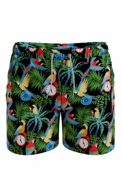 The 5 O'Clock Somewhere - Margaritaville® Ball Hammock® Pouch 8" Swim Trunks