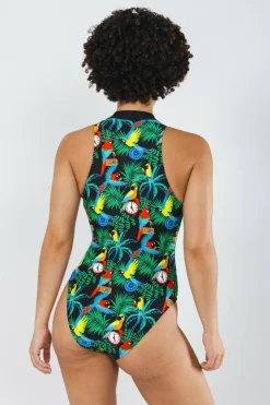 The 5 O'Clock Somewhere - Margaritaville® Zip Up One Piece Swimsuit