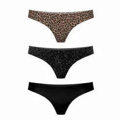 The One Of Each - Women's Thong Underwear 3 Pack