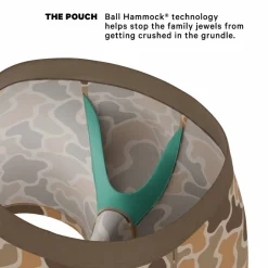 The Out Of Sight - Light Duck Camo Ball Hammock® Pouch Underwear