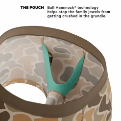 The Out Of Sight - Light Duck Camo Ball Hammock® Pouch Trunks Underwear