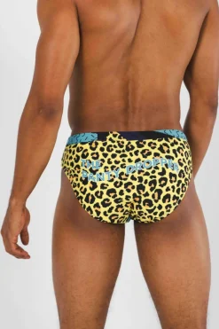 The Panty Dropper - Cheetah Ball Hammock® Pouch Swim Brief