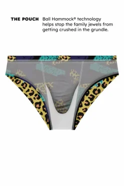 The Panty Dropper - Cheetah Ball Hammock® Pouch Swim Brief