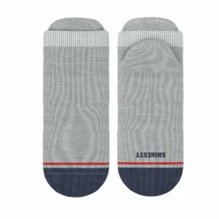 The Pebble - Grey Heel Hammock™ Ankle Socks