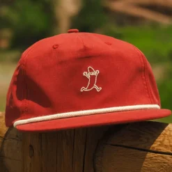 The Peel Out - Cardinal Red Banana Snapback Hat