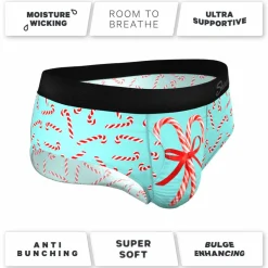 The Peppermint Pimp Canes - Candy Cane Ball Hammock® Pouch Underwear Briefs