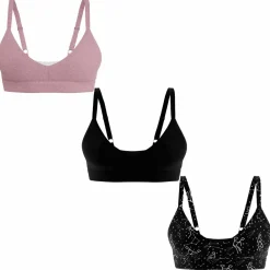 The Pink & Glow - Boob Hammock™ Plunge Bralette 3 Pack