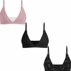 The Pink & Glow - Boob Hammock™ Triangle Bralette 3 Pack